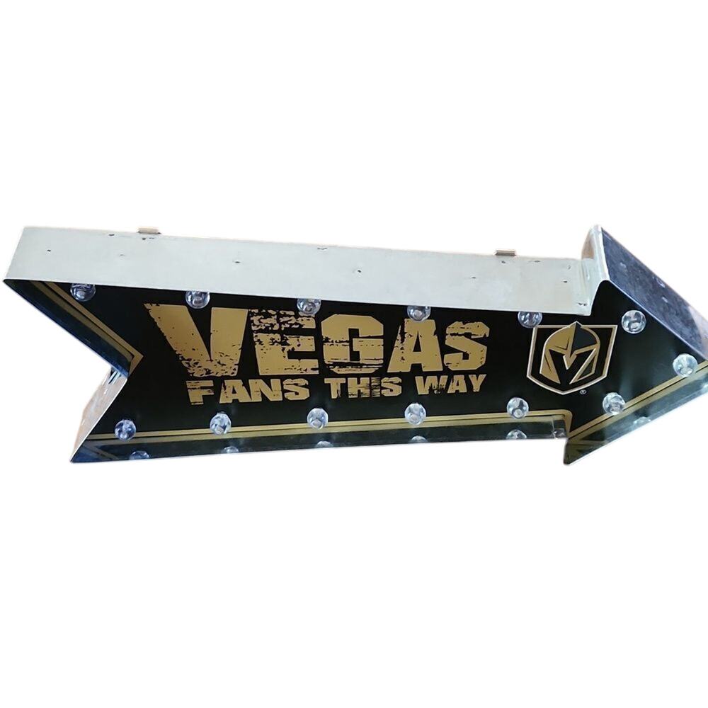 Light up "Vegas Fans this way sign" by FOCO. - Picture 5 of 6